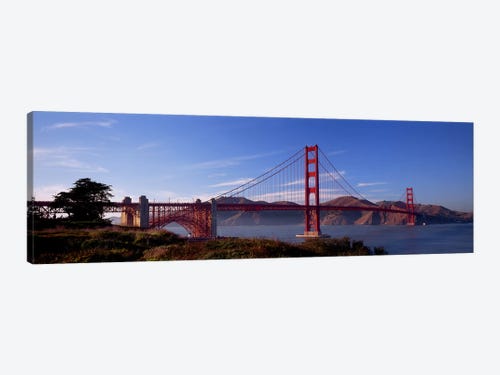 Golden Gate Bridge San Francisco City SINGLE CANVAS WALL ART Picture Print 