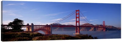 Golden Gate Bridge San Francisco California USA Canvas Art Print - Panoramic Cityscapes