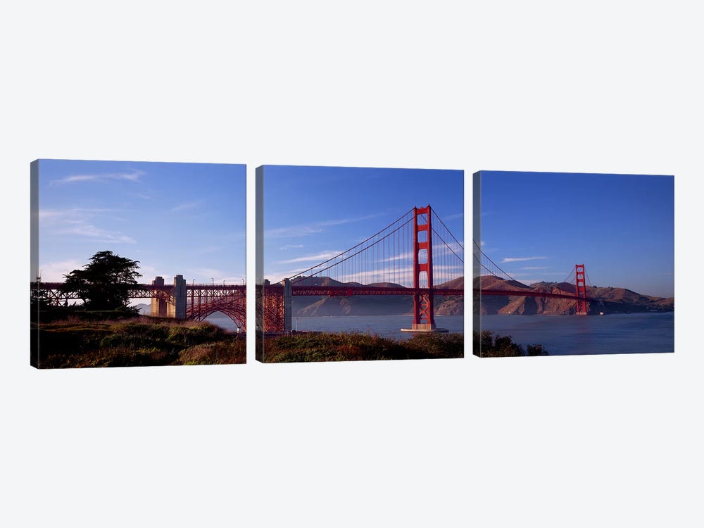 Golden Gate Bridge San Francisco California USA by Panoramic Images 3-piece Canvas Print