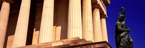 Columns: Statue Munich Germany by Panoramic Images