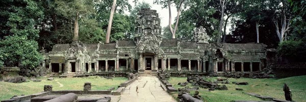 Angkor Wat: Exterior View, Preah Khan, Angkor Wat, Cambodia by Panoramic Images