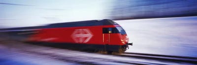 SBB Train Switzerland by Panoramic Images multi panel art