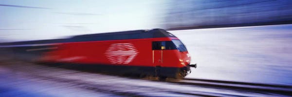Trains: SBB Train Switzerland by Panoramic Images