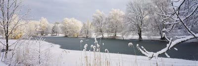 Lake Schubelweiher Kusnacht Switzerland by Panoramic Images multi panel art