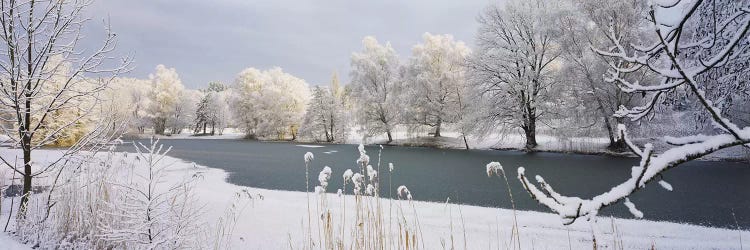 Lake Schubelweiher Kusnacht Switzerland by Panoramic Images wall art