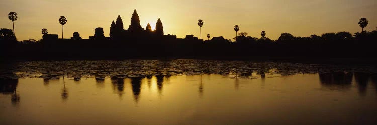 Silhouette of A Temple At SunriseAngkor Wat, Cambodia