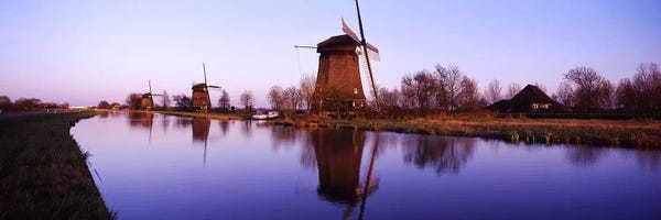 Netherlands: Windmills Schemerhorn The Netherlands by Panoramic Images