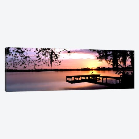 Sunrise Over Lake Whippoorwill, Orlando, Florida, USA Canvas Print #PIM286} by Panoramic Images Canvas Print