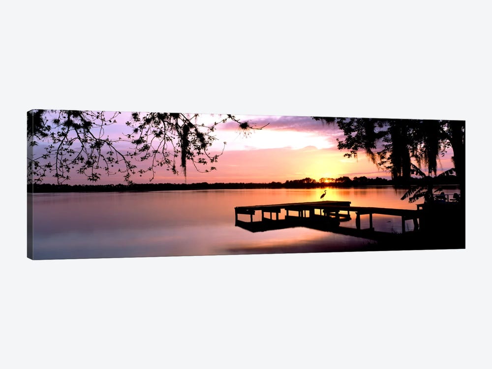 Sunrise Over Lake Whippoorwill, Orlando, Florida, USA by Panoramic Images 1-piece Canvas Art Print