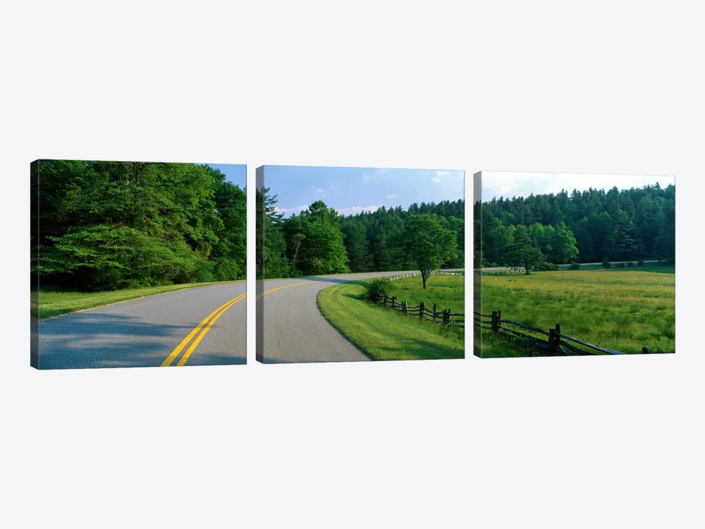Blue Ridge Parkway NC by Panoramic Images 3-piece Canvas Artwork