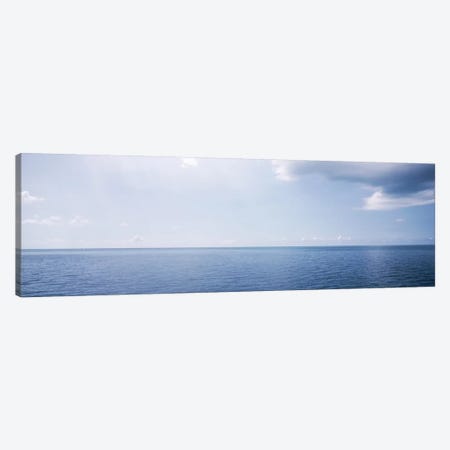 Cloudy Seascape, Atlantic Ocean, Bermuda, USA Canvas Print #PIM2887} by Panoramic Images Canvas Artwork