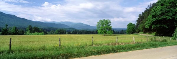 Photography: Valley Landscape, Cades Cove, Great Smoky Mountains National Park, Tennessee, USA by Panoramic Images