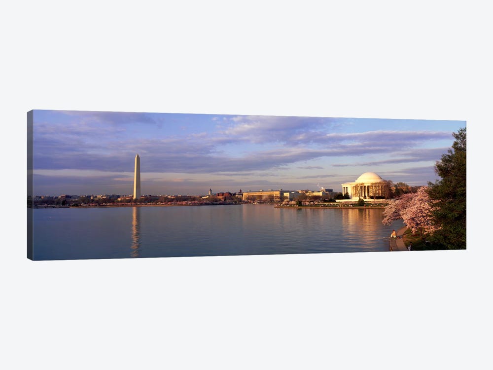 USA, Washington DC, Tidal Basin, spring by Panoramic Images 1-piece Canvas Artwork