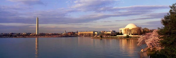 Washington, D.C.: USA, Washington DC, Tidal Basin, spring by Panoramic Images