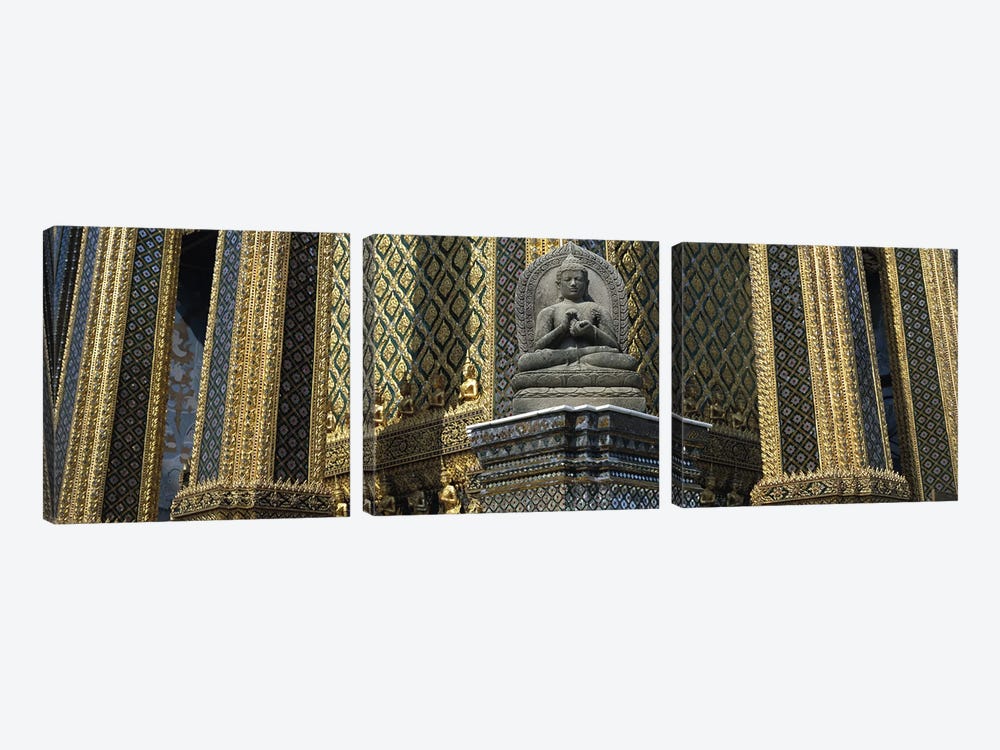 Emerald Buddha, Wat Phra Keo, Bangkok, Thailand by Panoramic Images 3-piece Canvas Artwork