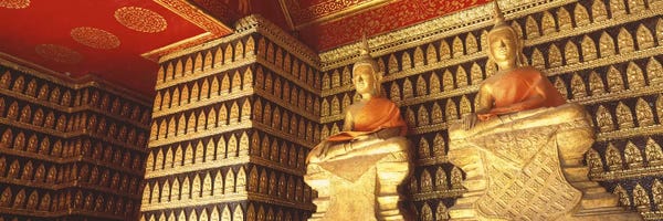 Yoga: Buddhas Wat Xien Thong Luang Prabang Laos by Panoramic Images