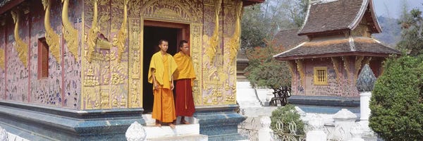Monks Wat Xien Thong Luang Prabang Laos