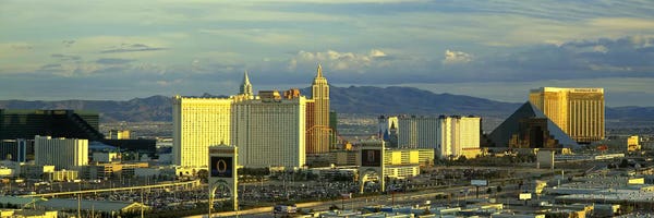 Las Vegas Skylines: Afternoon The Strip Las Vegas NV USA by Panoramic Images