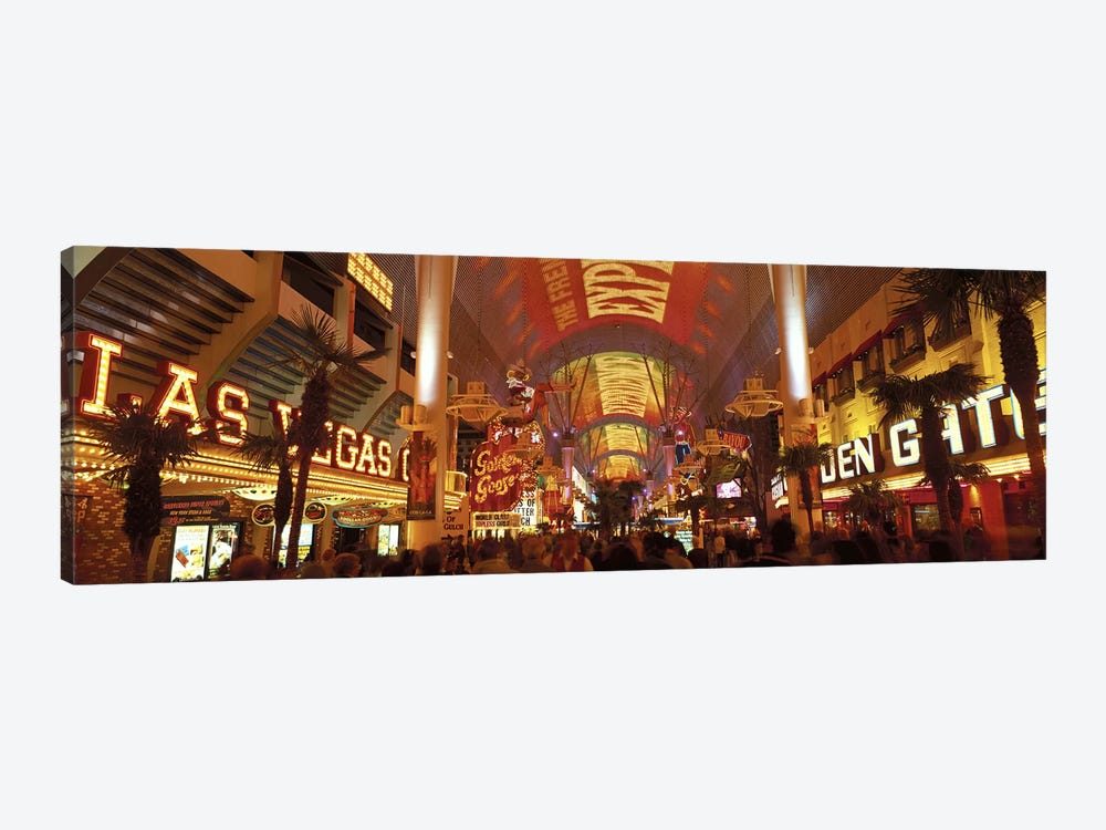 Fremont Street Experience Las Vegas NV USA #3 by Panoramic Images 1-piece Canvas Print