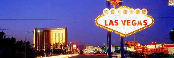 Las Vegas: Welcome Sign Las Vegas NV by Panoramic Images