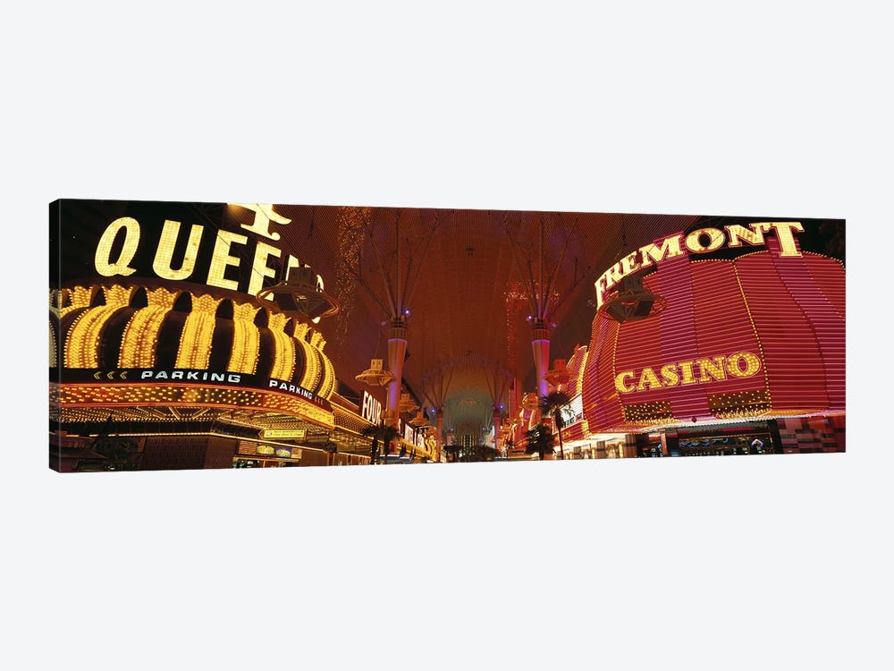 Fremont Street Experience Las Vegas NV USA #4 by Panoramic Images 1-piece Canvas Print