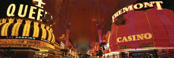 Nevada: Fremont Street Experience Las Vegas NV USA #4 by Panoramic Images