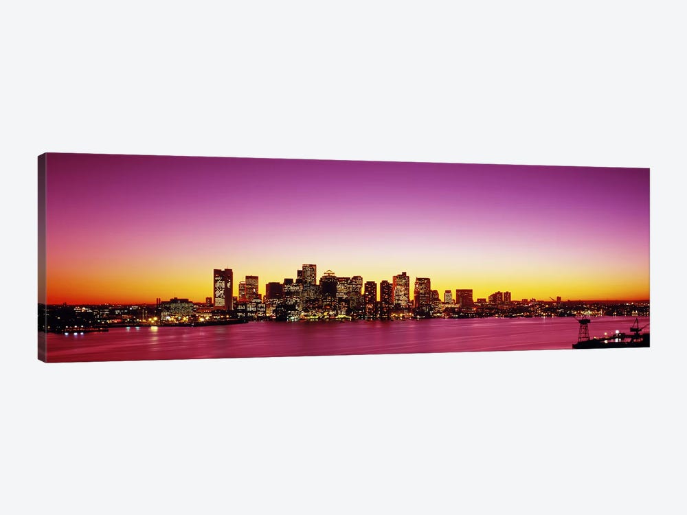 Sunset, Boston, Massachusetts, USA by Panoramic Images 1-piece Canvas Art