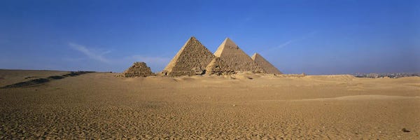 Ancient Wonders: The Great Pyramids Giza Egypt by Panoramic Images