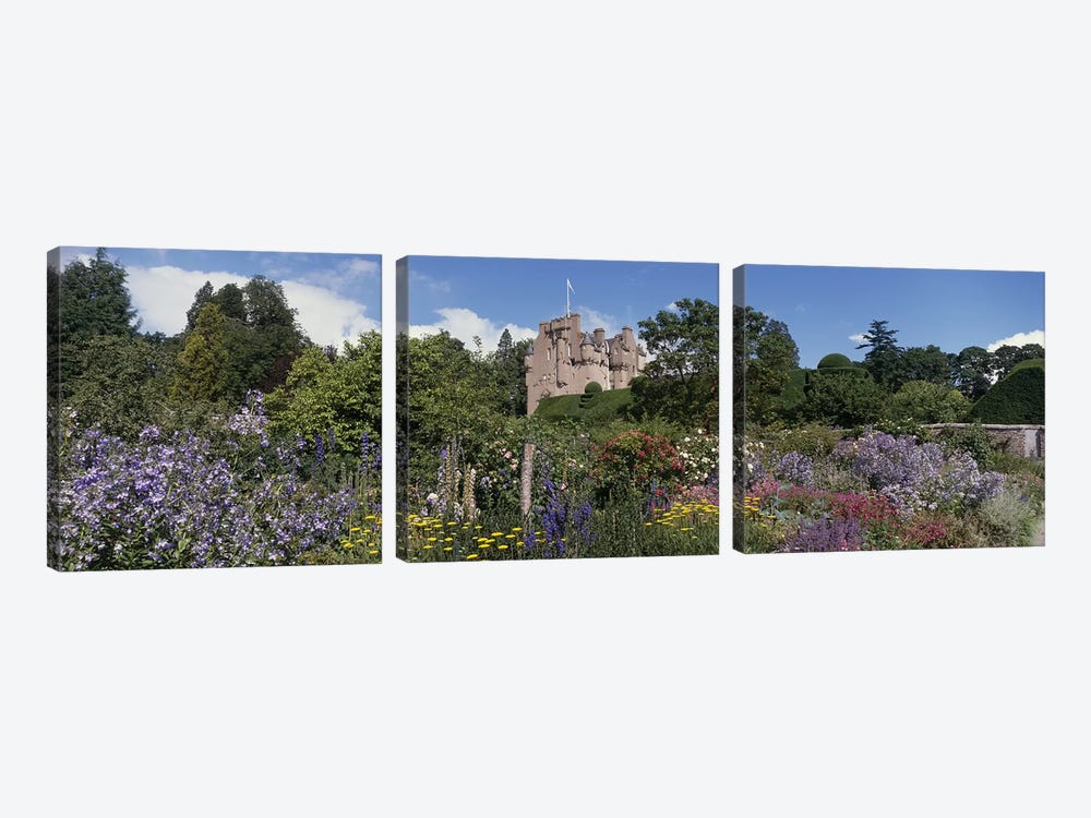 Crathes Castle Scotland by Panoramic Images 3-piece Canvas Art