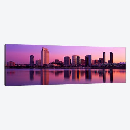 USA, California, San Diego, twiilight Canvas Print #PIM2928} by Panoramic Images Canvas Wall Art