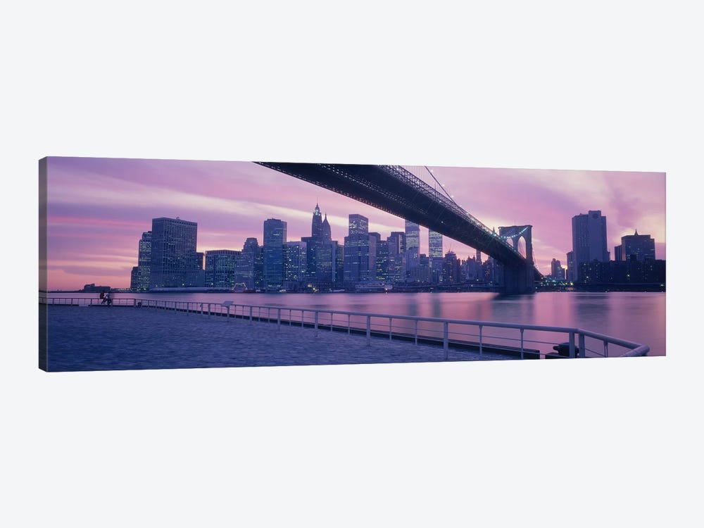 Brooklyn Bridge New York NY by Panoramic Images 1-piece Canvas Print