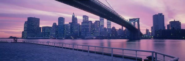 Famous Bridges: Brooklyn Bridge New York NY by Panoramic Images