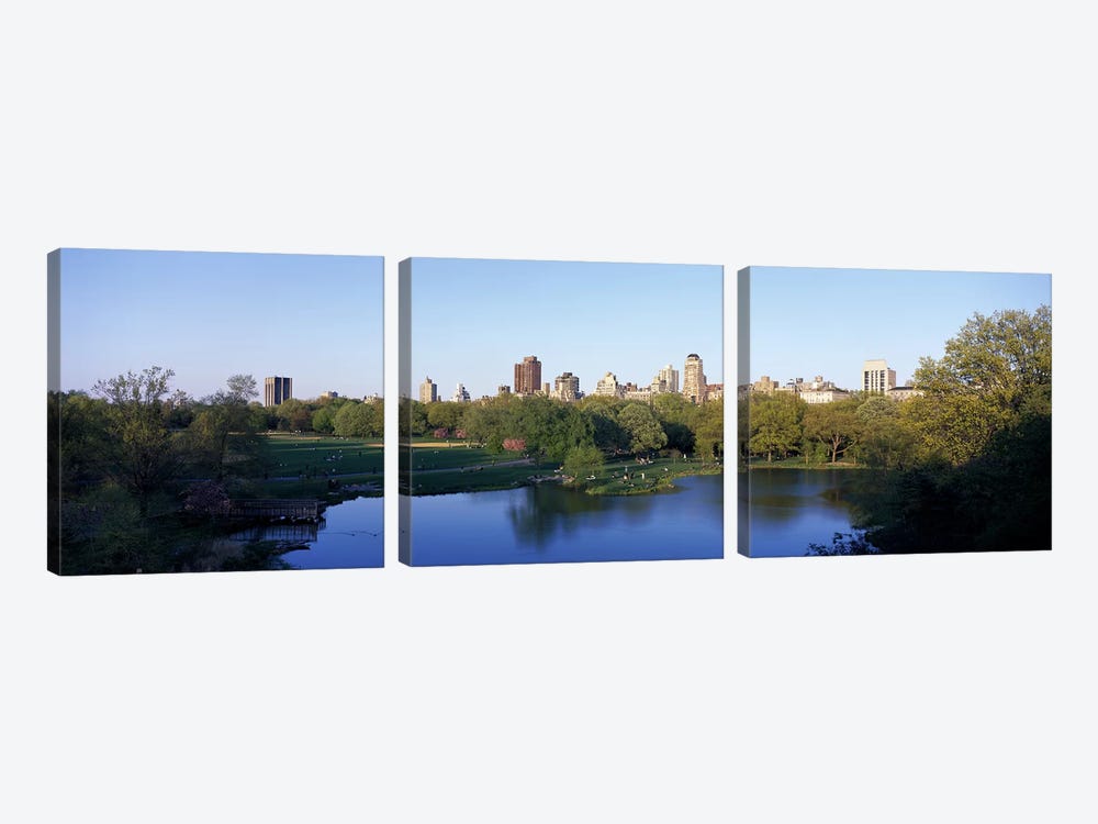 Central Park Upper East Side, NYC, New York City, New York State, USA by Panoramic Images 3-piece Art Print