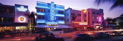 Ocean Drive South Beach Miami FL USA by Panoramic Images multi panel art