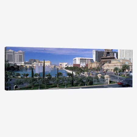 The Strip, Las Vegas, Nevada, USA #4 Canvas Print #PIM2964} by Panoramic Images Art Print