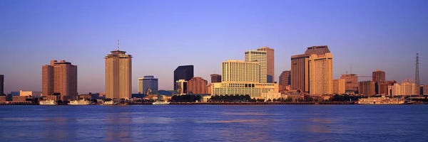 Louisiana: Sunrise, Skyline, New Orleans, Louisiana, USA by Panoramic Images