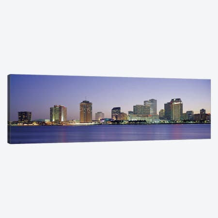 Night New Orleans LA Canvas Print #PIM2967} by Panoramic Images Art Print
