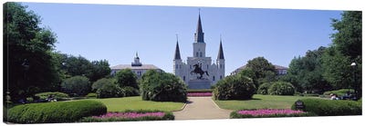 St Louis Cathedral Jackson Square New Orleans LA USA Canvas Art Print - Churches & Places of Worship