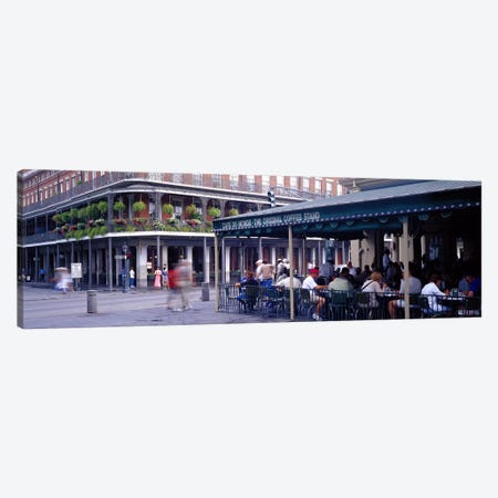 Cafe du Monde French Quarter New Orleans LA Canvas Print #PIM2970} by Panoramic Images Art Print