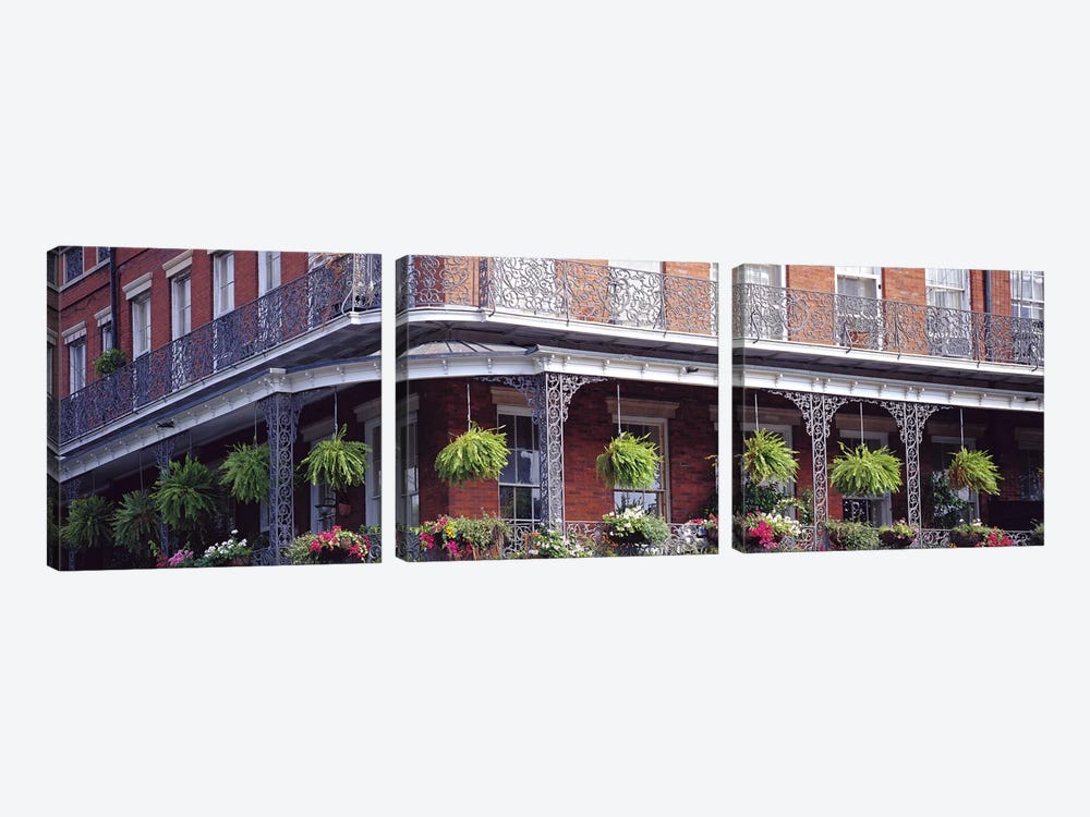 Jackson Square, French Quarter, New Orleans, Louisiana, USA by Panoramic Images 3-piece Canvas Art