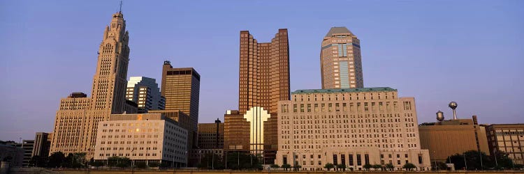 Buildings in a city, Columbus, Franklin County, Ohio, USA by Panoramic Images wall art