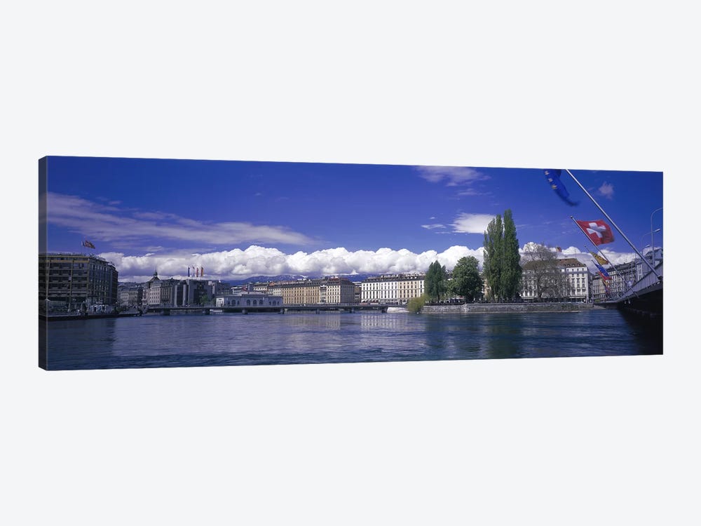 Rhone River Geneva Switzerland by Panoramic Images 1-piece Canvas Art Print