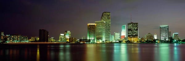 Miami Skylines: Miami FL USA by Panoramic Images
