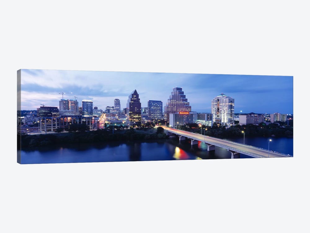 Night, Austin, Texas, USA by Panoramic Images 1-piece Canvas Art Print
