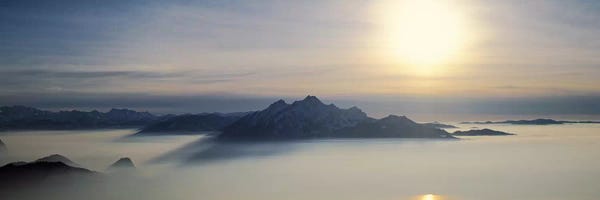 Mist Around Pilatus, Lucerne, Switzerland