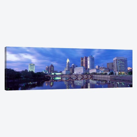USA, Ohio, Columbus, Scioto River Canvas Print #PIM29} by Panoramic Images Canvas Wall Art