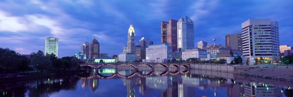Ohio: USA, Ohio, Columbus, Scioto River by Panoramic Images