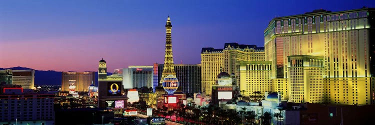 The Strip at Dusk, Las Vegas, Nevada, USA