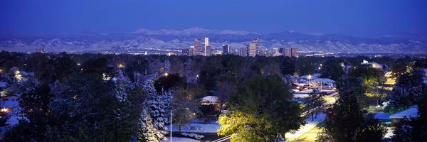 Colorado: Buildings in a city, Denver, Denver County, Colorado, USA by Panoramic Images
