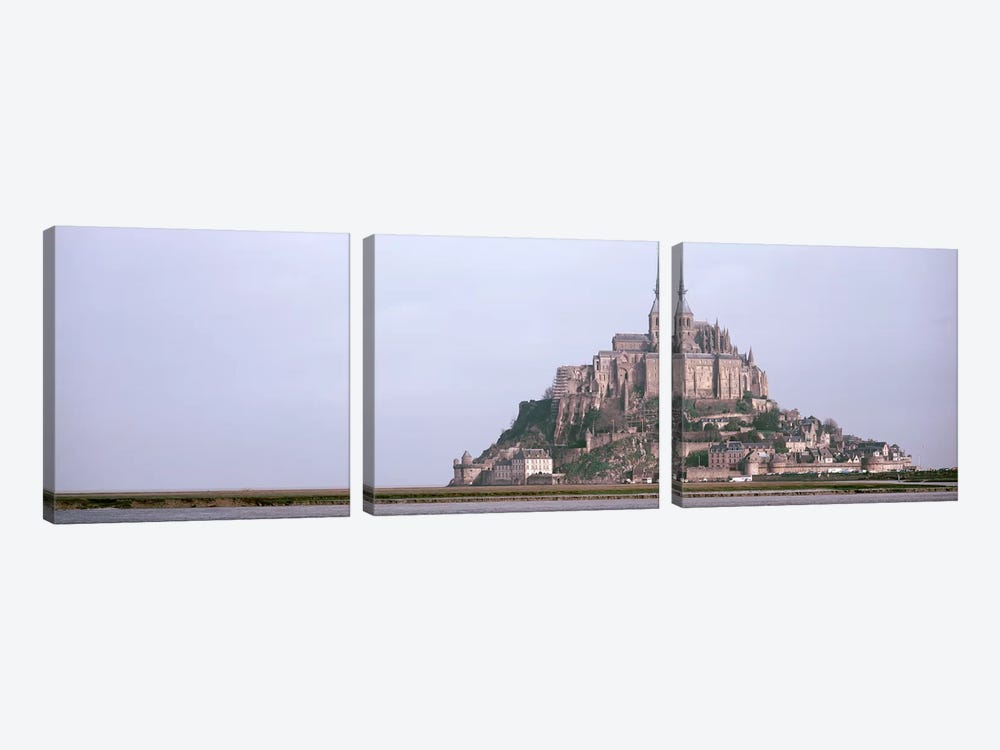 Mont St Michel Normandy France by Panoramic Images 3-piece Canvas Art